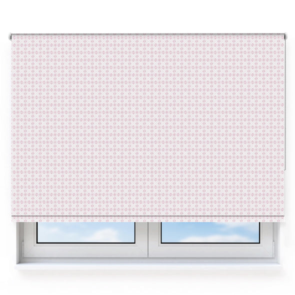 Pink Geometric Tiles Roller Blind [367]