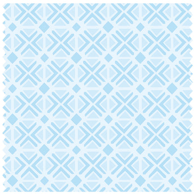 Sky Blue Geometric Tiles Roller Blind [368]