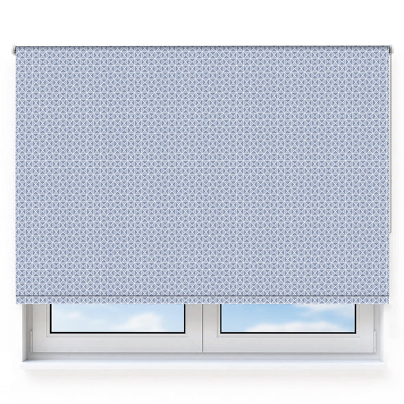 Dusty Purple Checkered Tiles Roller Blind [376]