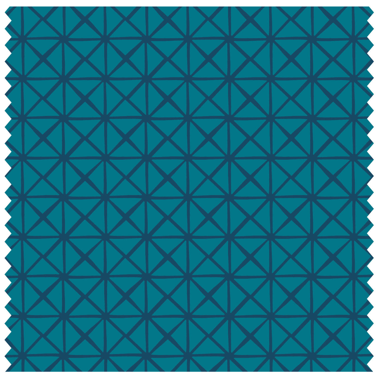 Teal Checkered Tiles Roller Blind [377]