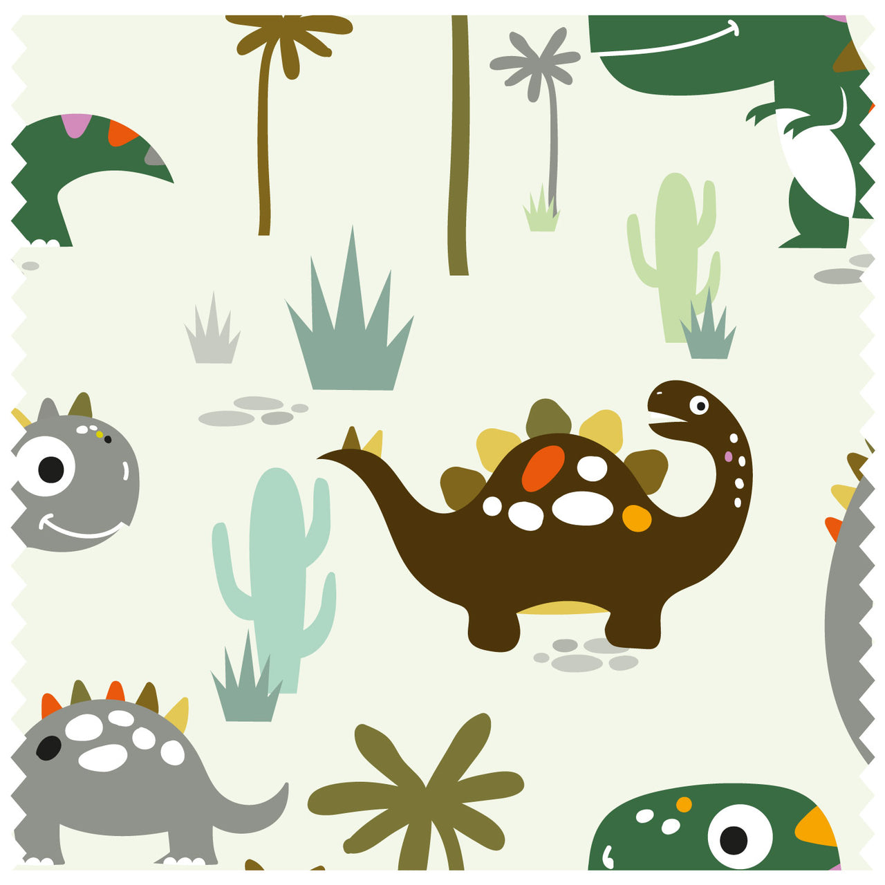 Dinosaurs 1 Green Roller Blind [384]
