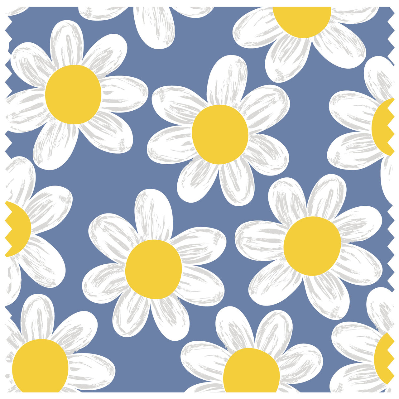 Daisies Navy Roller Blind [40]