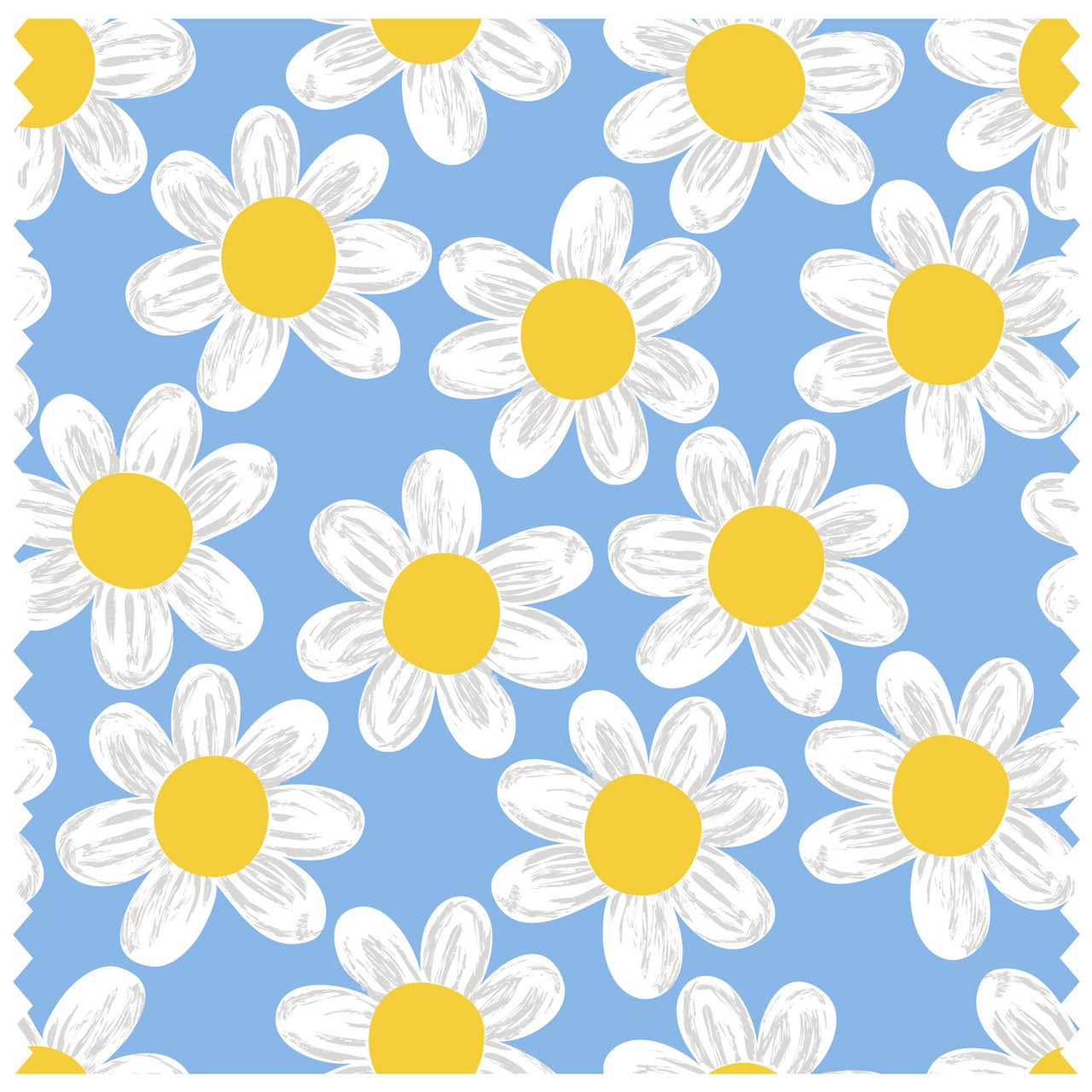 Daisies Blue Roller Blind [41]