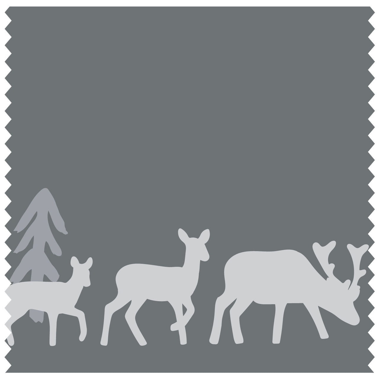 Deer & Mountains Dark Purple Roller Blind [515]