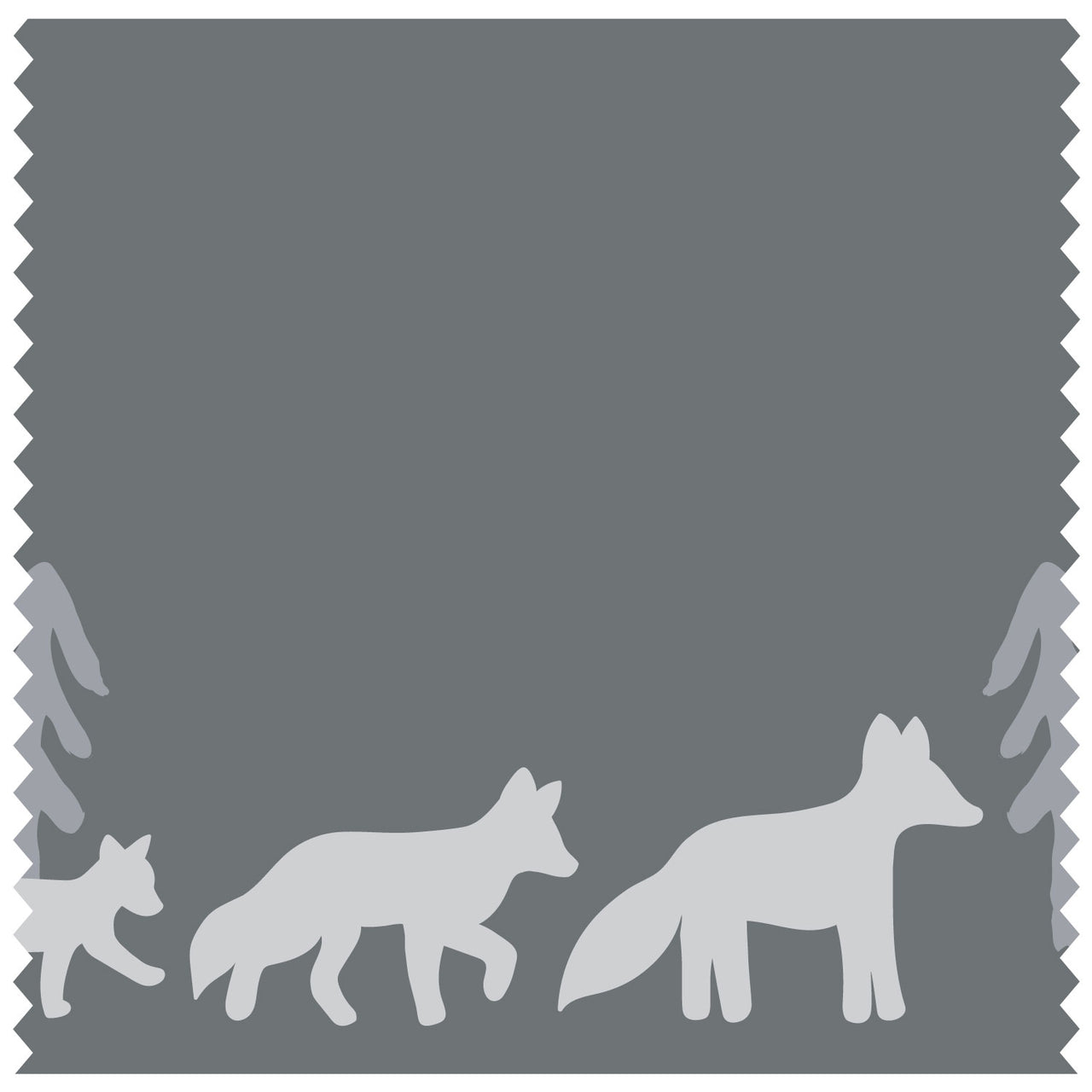 Fox & Mountains Dark Purple Roller Blind [523]