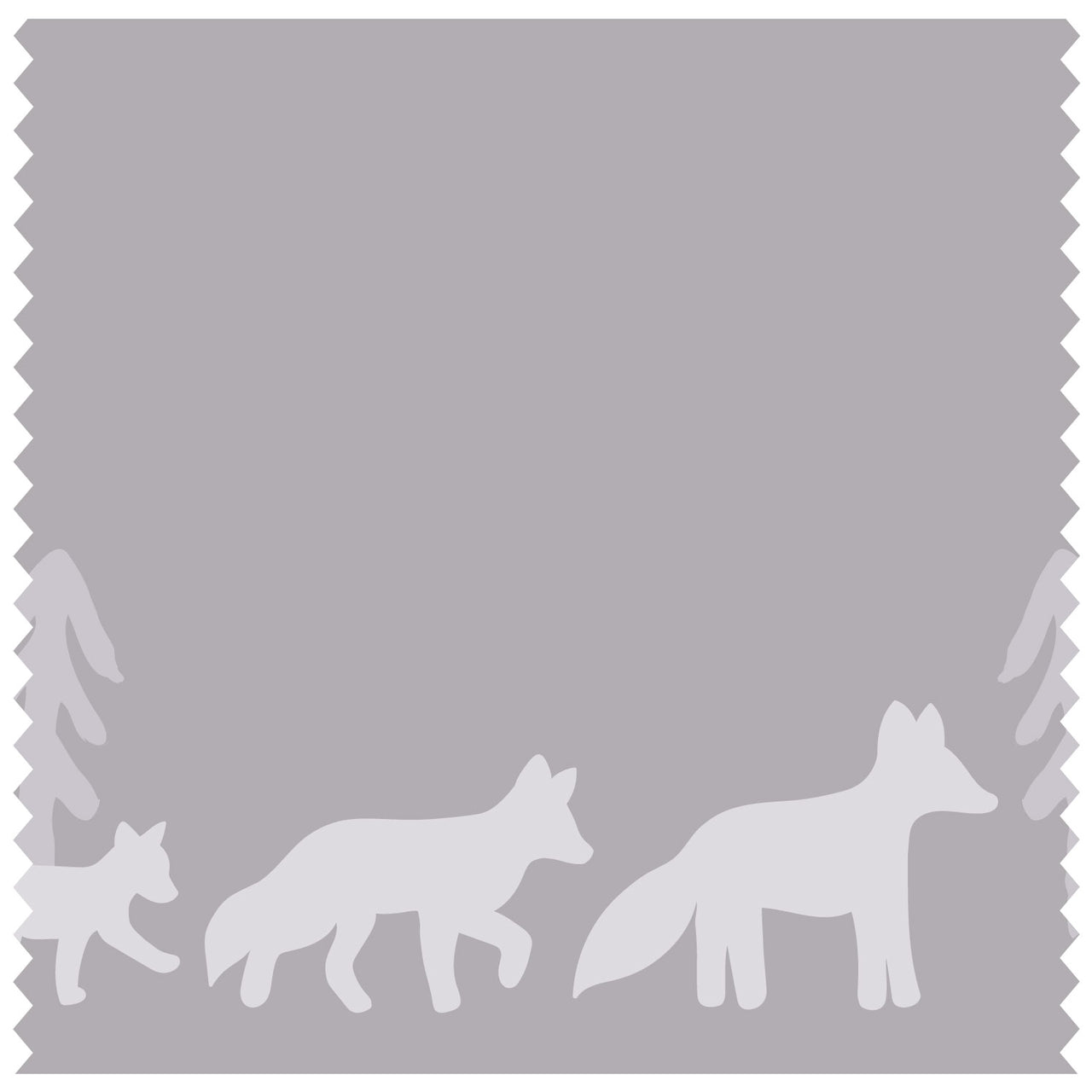 Fox & Mountains Purple Roller Blind [527]