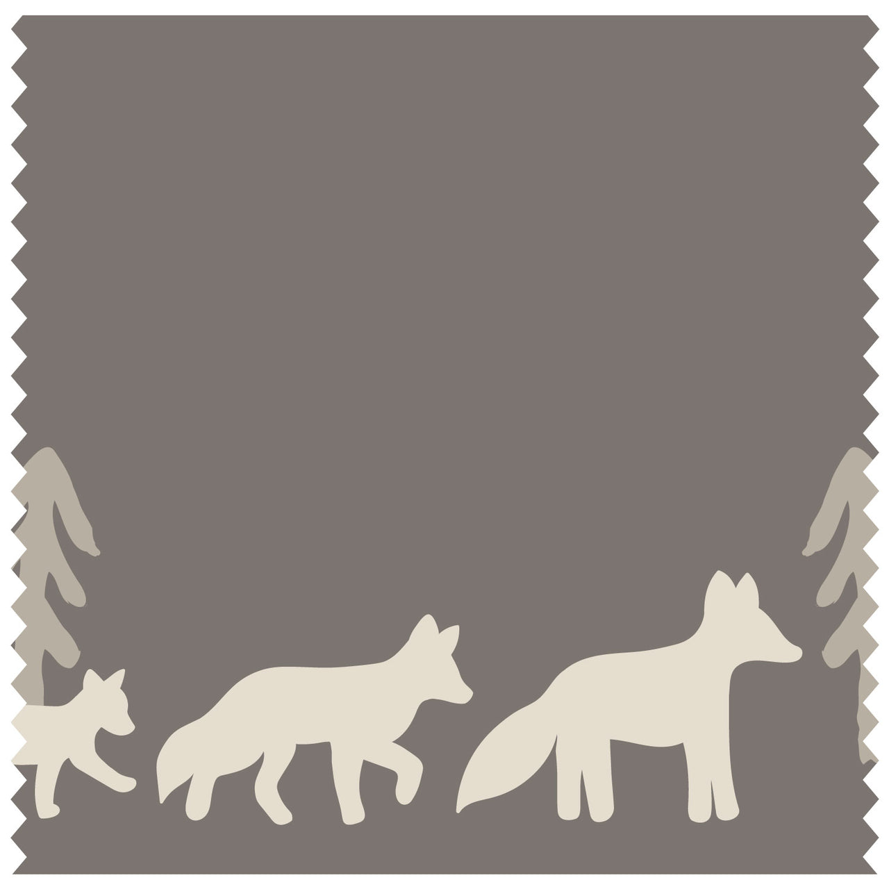 Fox & Mountains Yellow Roller Blind [528]