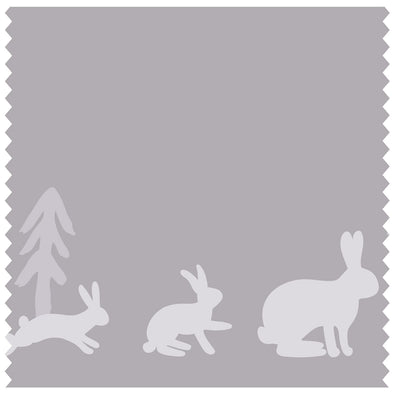 Rabbit & Mountains Purple Roller Blind [535]