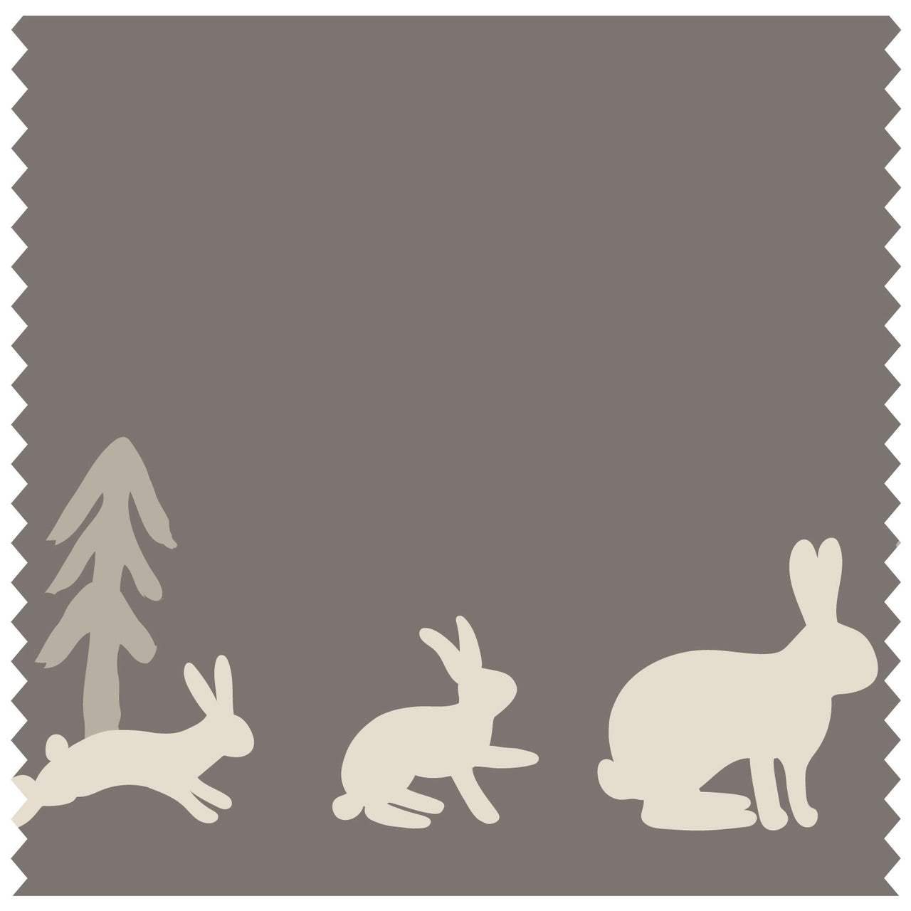 Rabbit & Mountains Yellow Roller Blind [536]