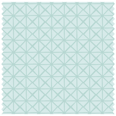 Mint Green Checkered Tiles Roller Blind [537]