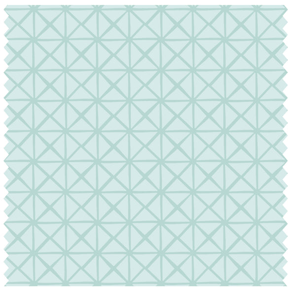 Mint Green Checkered Tiles Roller Blind [537]