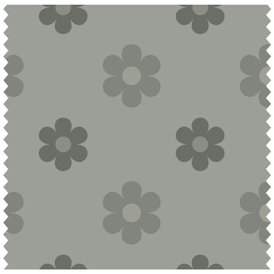 Plain Flowers Warm Grey Roller Blind [544]