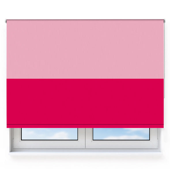 Twin Colour Pinks Roller Blind [546]
