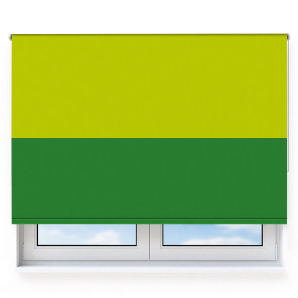 Twin Colour Greens Roller Blind [547]