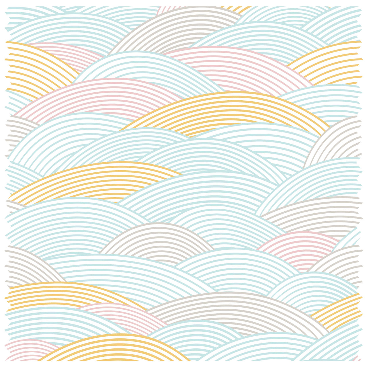 Waves Multicolour Roller Blind [552]