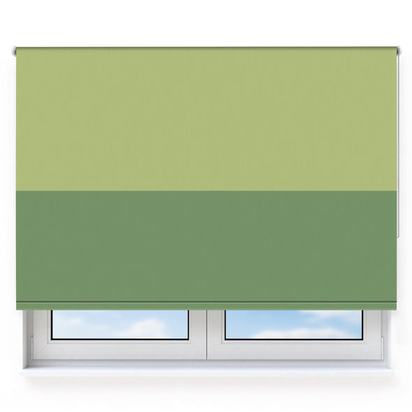 Twin Colour Herb Greens Roller Blind [561]