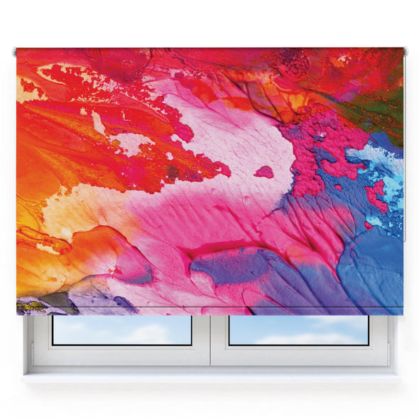 Abstract Paint Roller Blind [5]