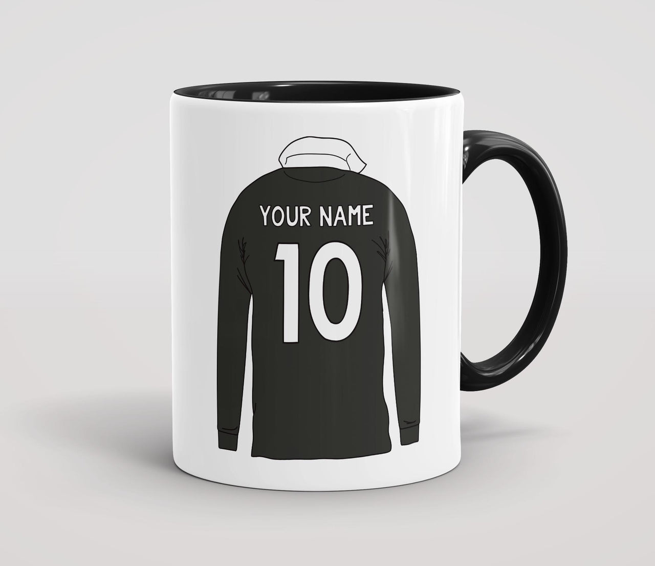 Personalised Retro Rugby Shirt Mug - NZ