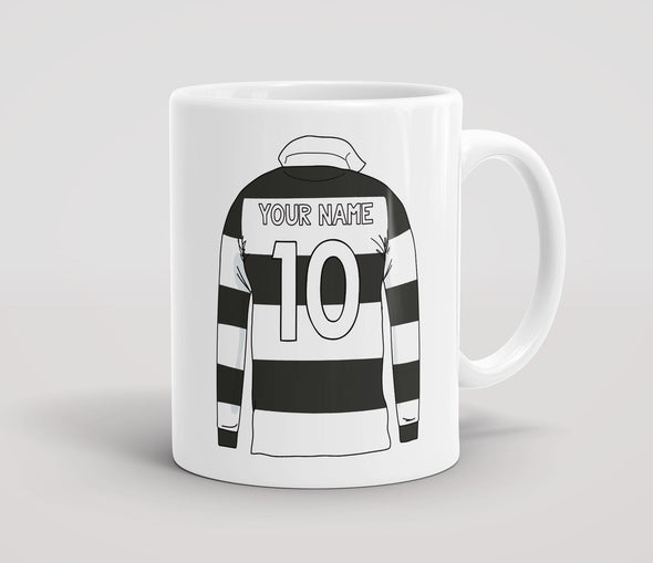 Personalised Retro Rugby Shirt Mug - BARBS