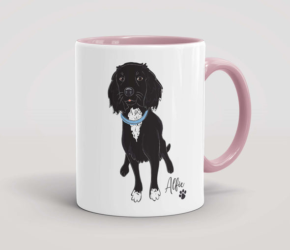 Personalised Black Cocker Spaniel - Mug