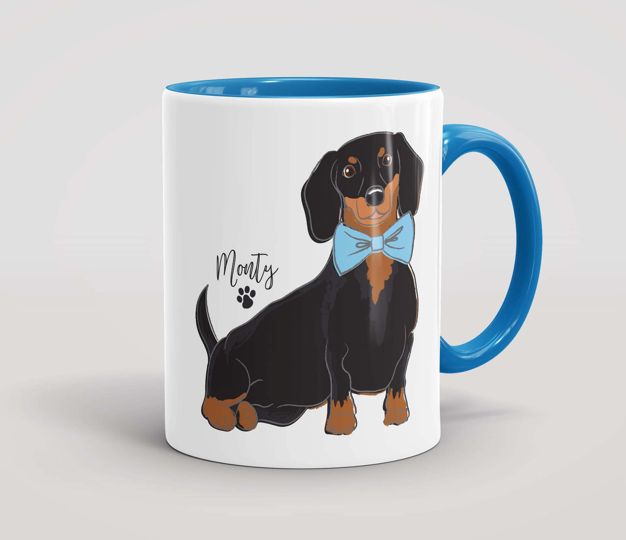 Personalised Black Dachshund - Mug