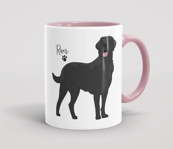 Personalised Black Labrador Adult - Mug