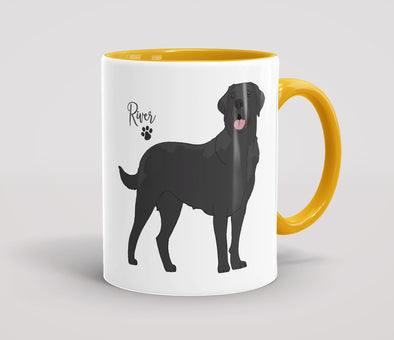 Personalised Black Labrador Adult - Mug
