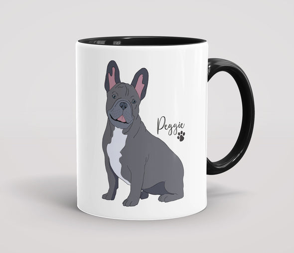 Personalised Blue French Bulldog - Mug