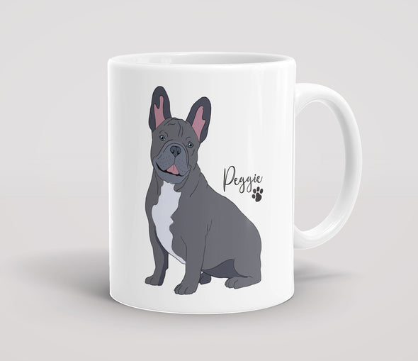 Personalised Blue French Bulldog - Mug