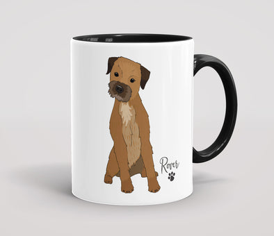 Personalised Border Terrier - Mug