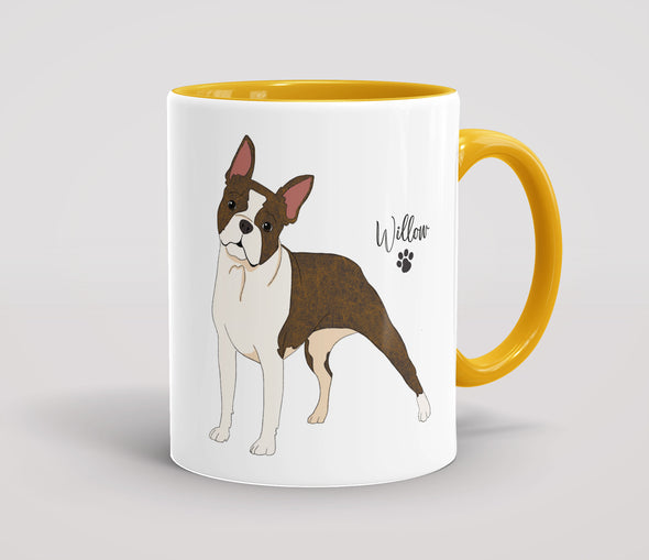 Personalised Brindle Boston Terrier - Mug