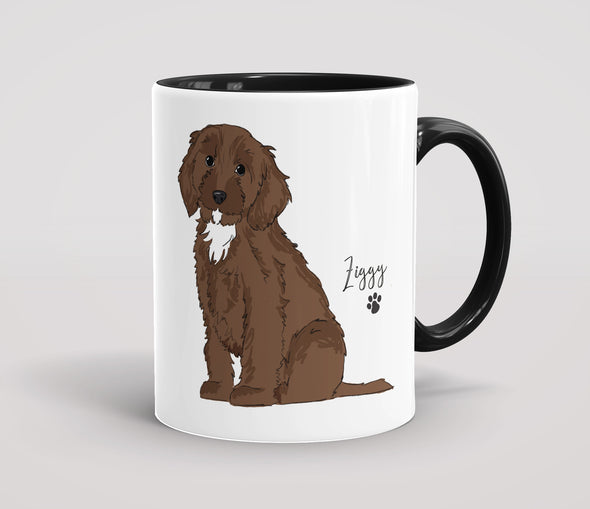 Personalised Brown Cockapoo - Mug