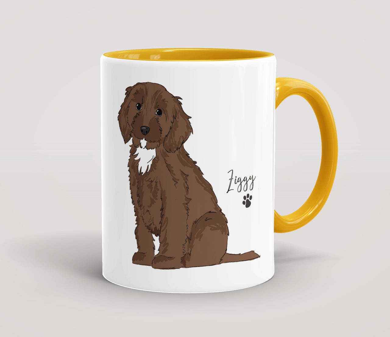 Personalised Brown Cockapoo - Mug
