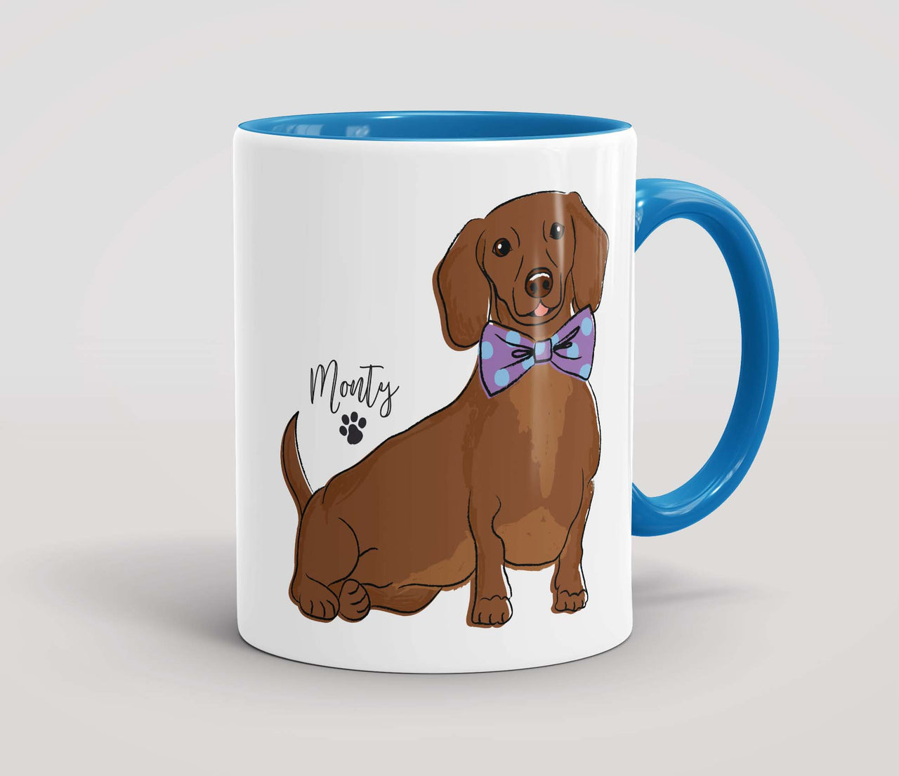 Personalised Brown Dachshund - Mug