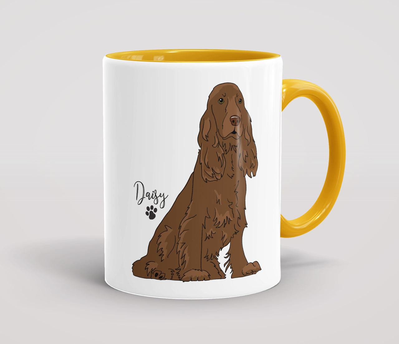 Personalised Brown Show Spaniel - Mug