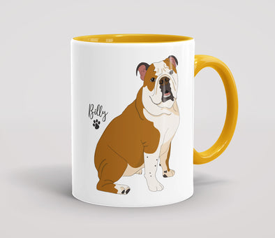 Personalised Bulldog - Mug