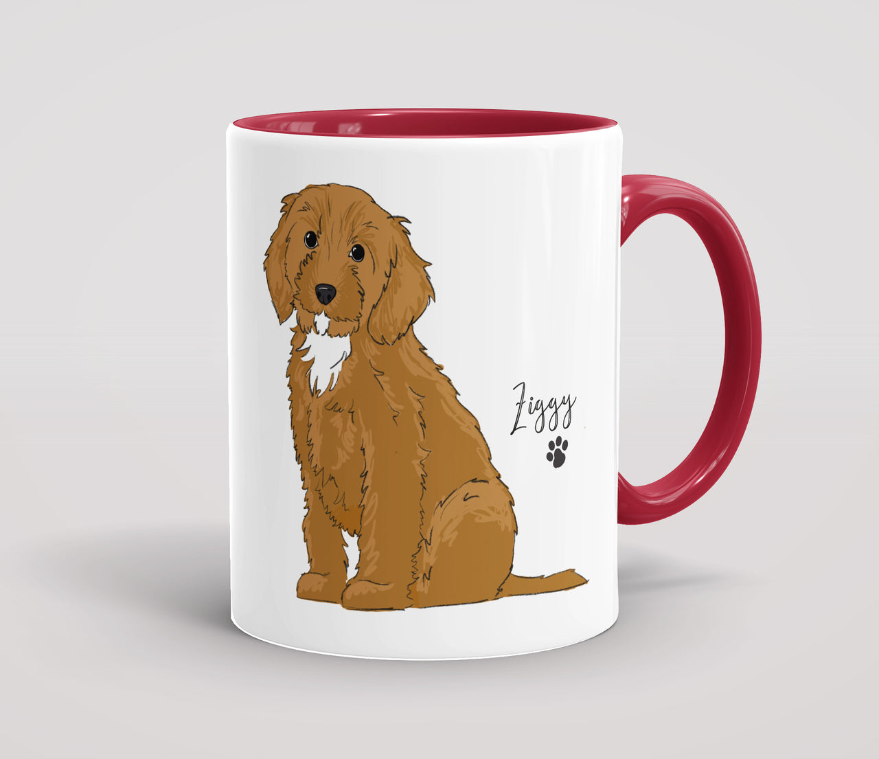 Personalised Caramel Cockapoo - Mug