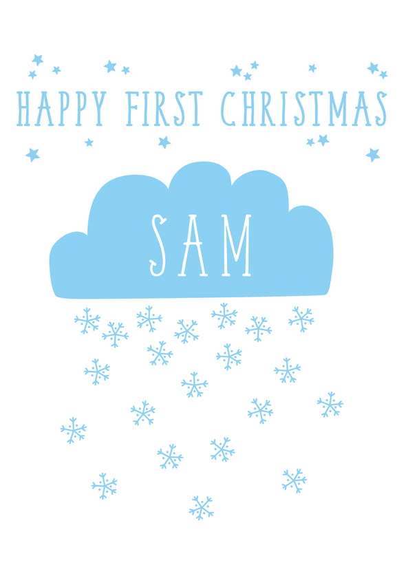 First Christmas - Personalised Santa Sack