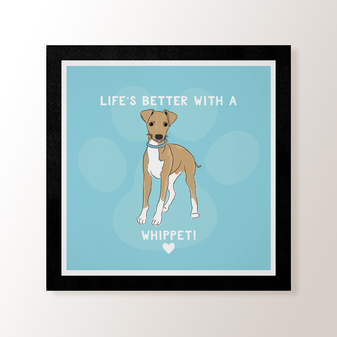 Fawn Whippet - Art Print