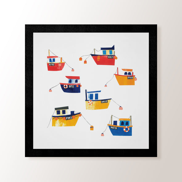 Fishing Boats - Art Print