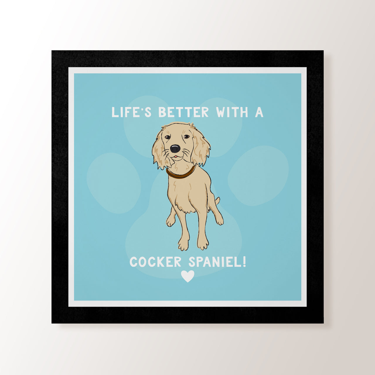 Golden Cocker Spaniel - Art Print