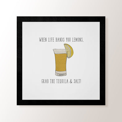Simple Tequila & Salt - Art Print
