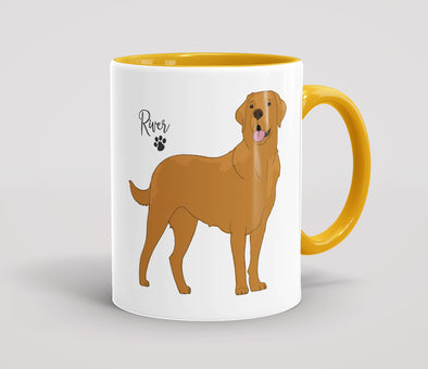 Personalised Fox Red Labrador Adult - Mug