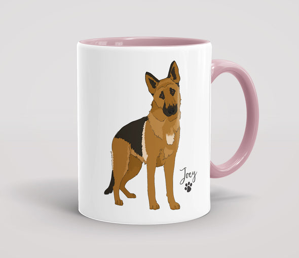 Personalised German Shepherd - Mug