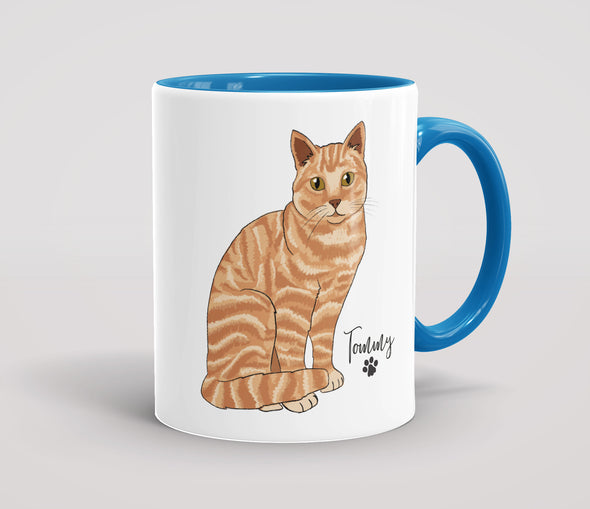 Personalised Ginger Cat - Mug
