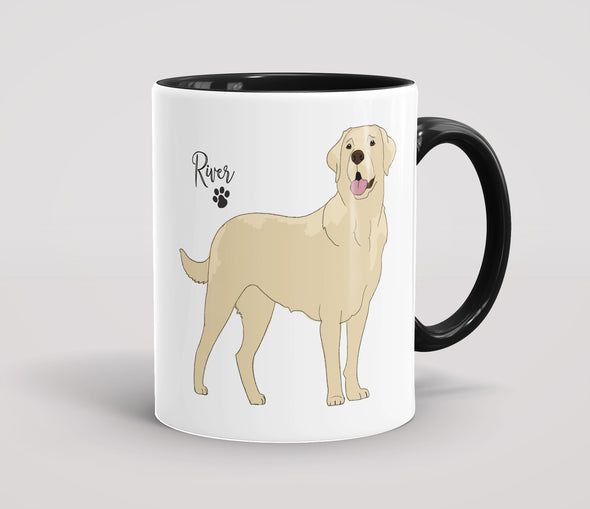 Personalised Golden Labrador Adult - Mug