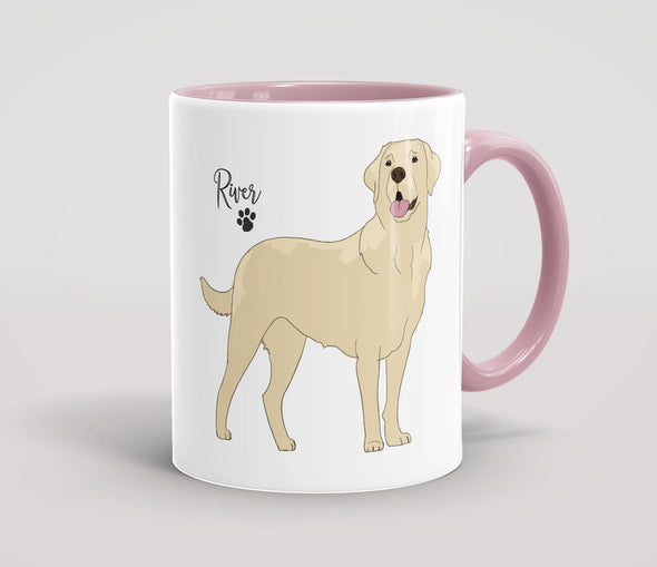 Personalised Golden Labrador Adult - Mug