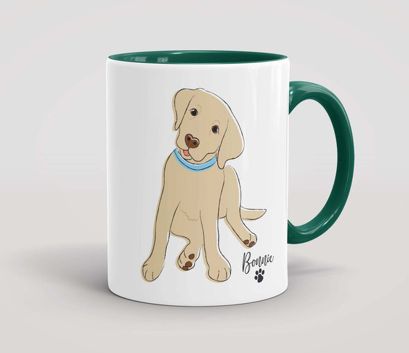 Personalised Golden Labrador Pup - Mug