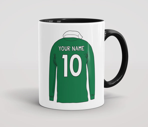 Personalised Retro Rugby Shirt Mug - IRE