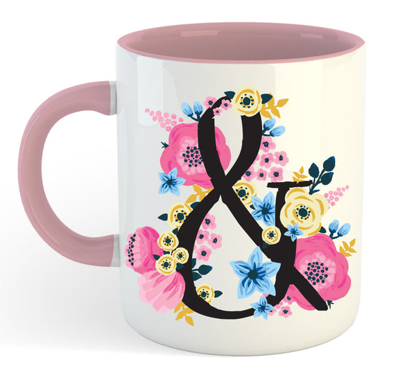 A - Z Floral Alphabet Mug
